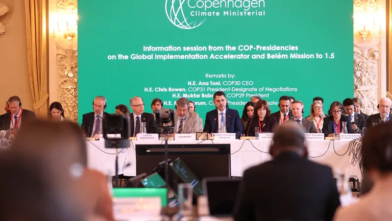 COP31 President-Designate Murat Kurum at the Copenhagen Climate Ministerial, 20 May 2026