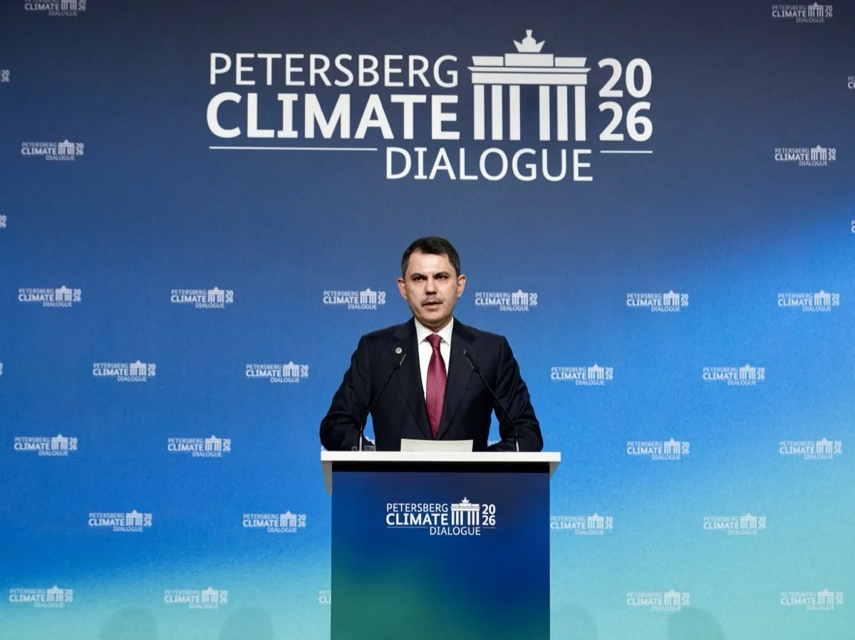 COP31 President-Designate H.E. Murat Kurum addressing delegates at the Petersberg Climate Dialogue